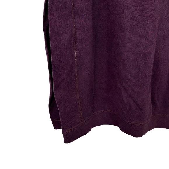 Tommy Bahama Reversible Sweatshirt Mens Sweater 1/4 Zip Long Sleeve Purple Large - Picture 5 of 9